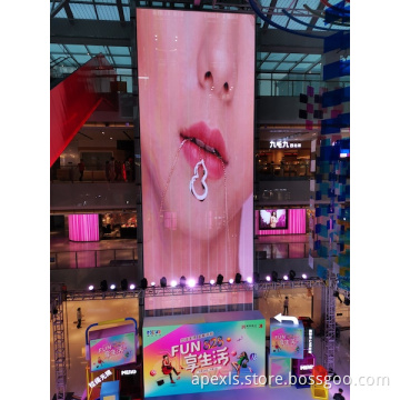 Rental high transparency transparent led screen